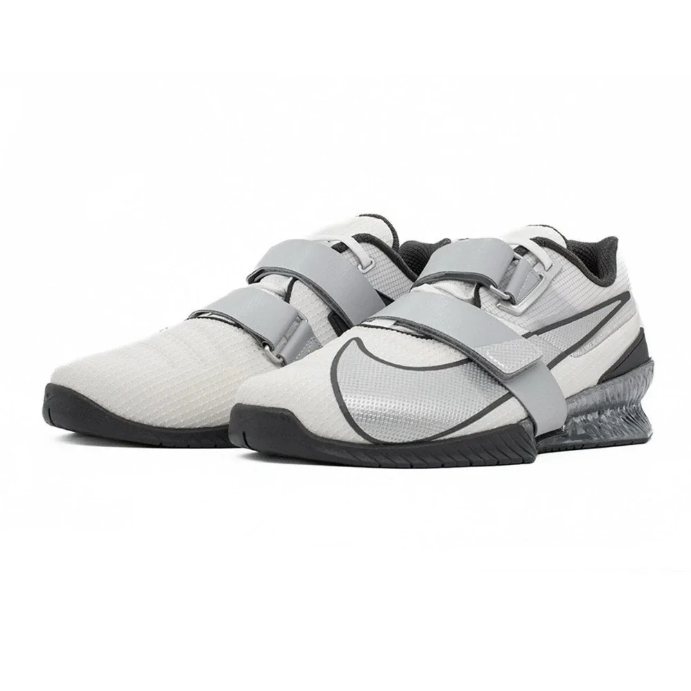 Nike Romaleos 4 SE Weightlifting Shoes White Silver FZ8663-100 Men's Sz 8